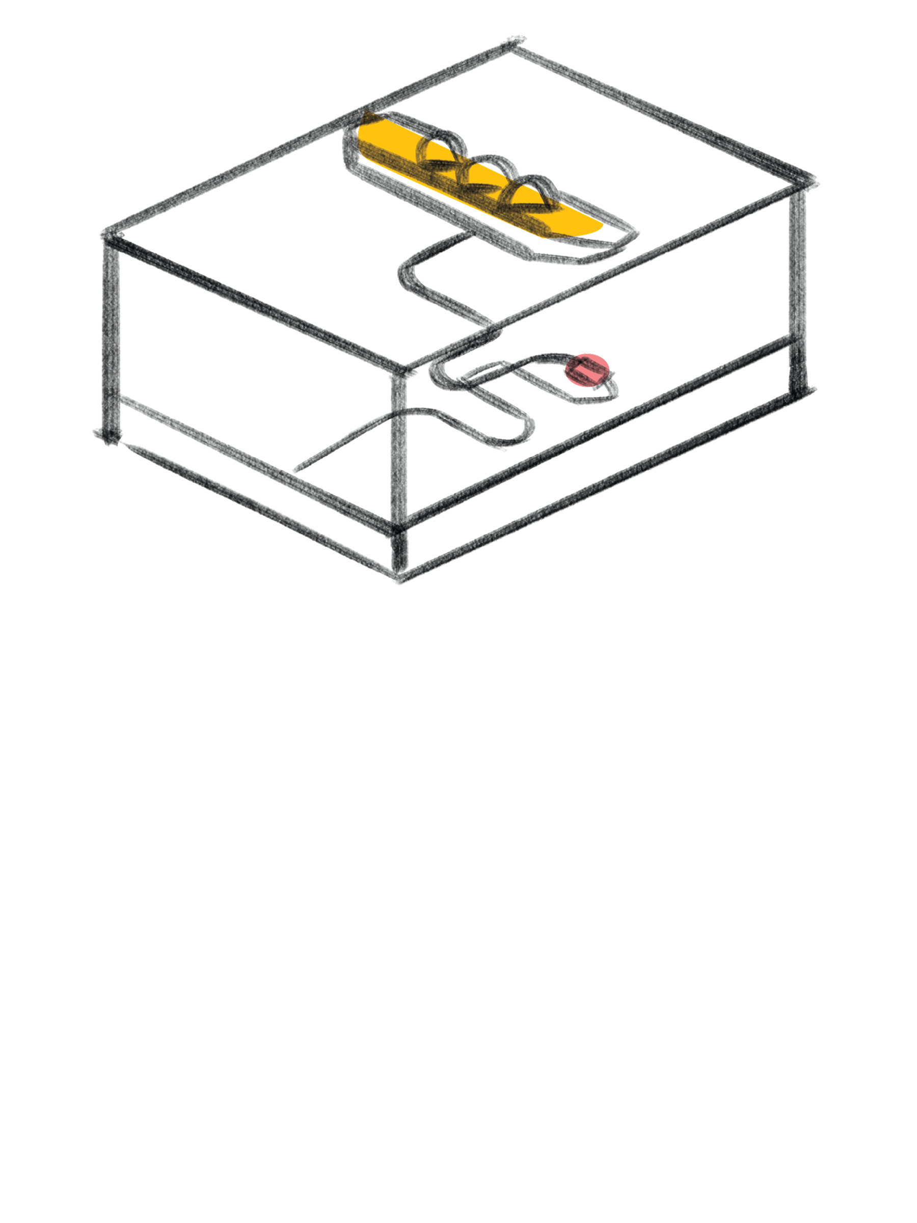 Sketch of laying of submarine telecommunication cables